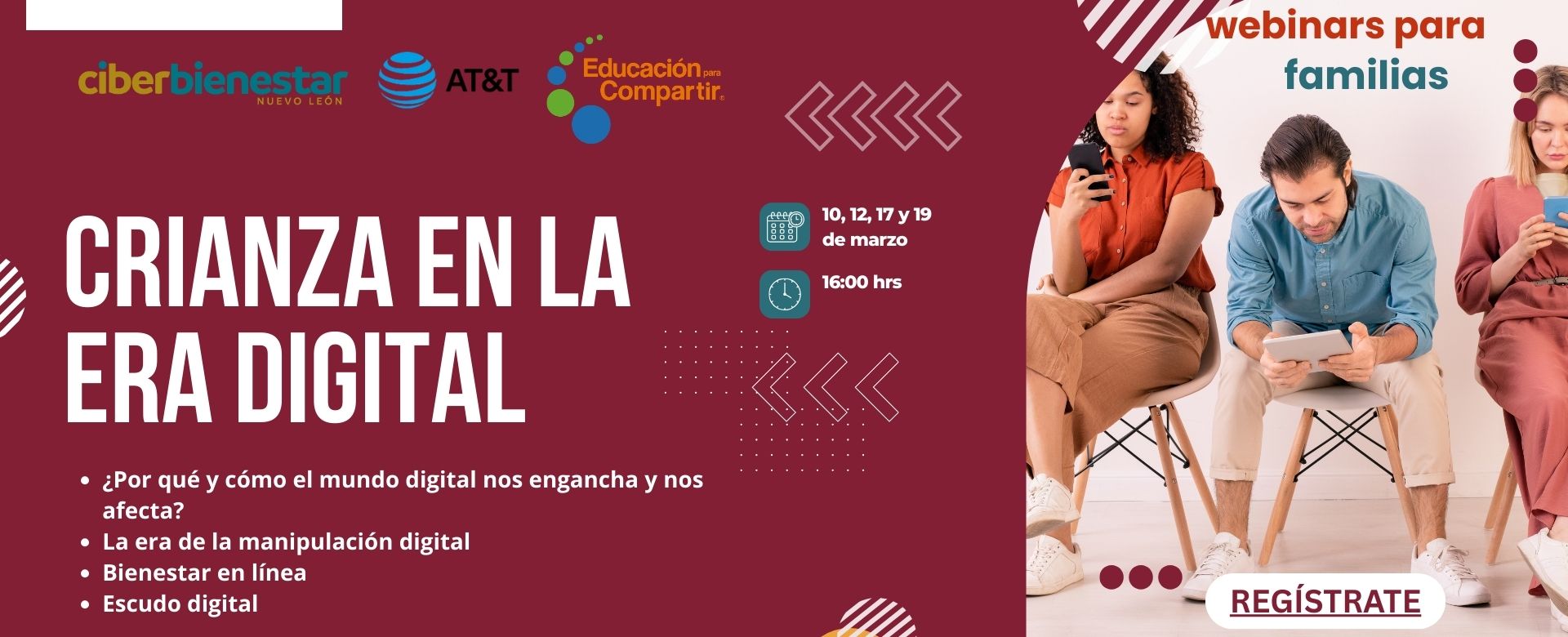 Crianza en la era digital familias